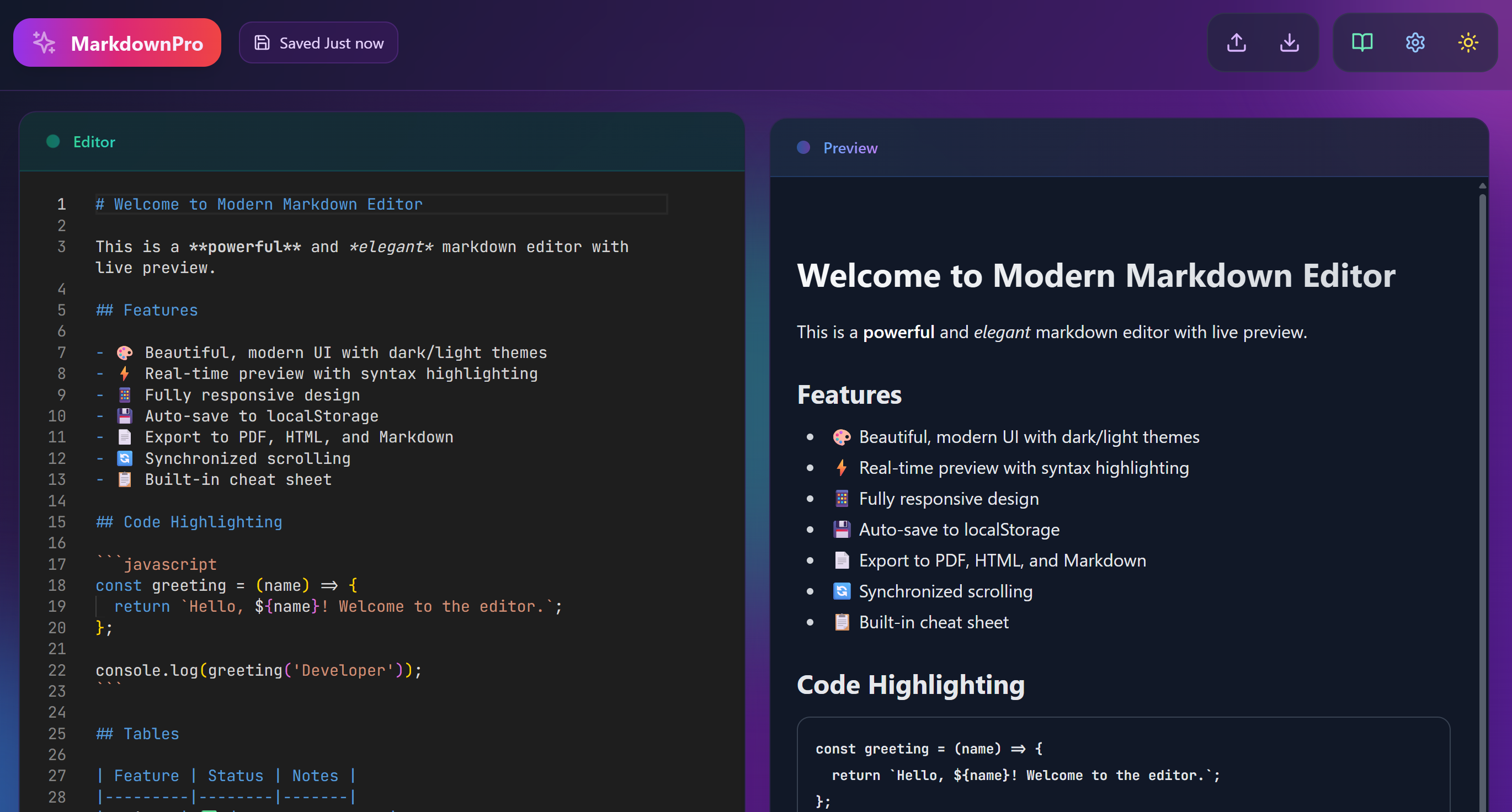 Markdown Pro